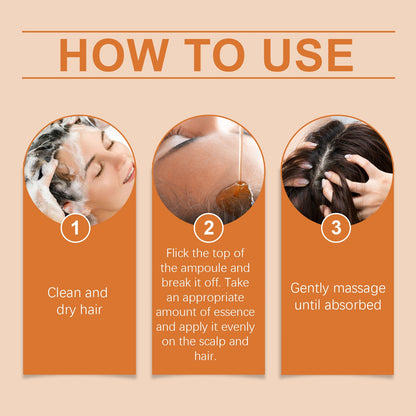 Hair Regrowth Ampoules, Nourish The Scalp To Promote Germinal Nourish Hair Follicle Health Care Essence