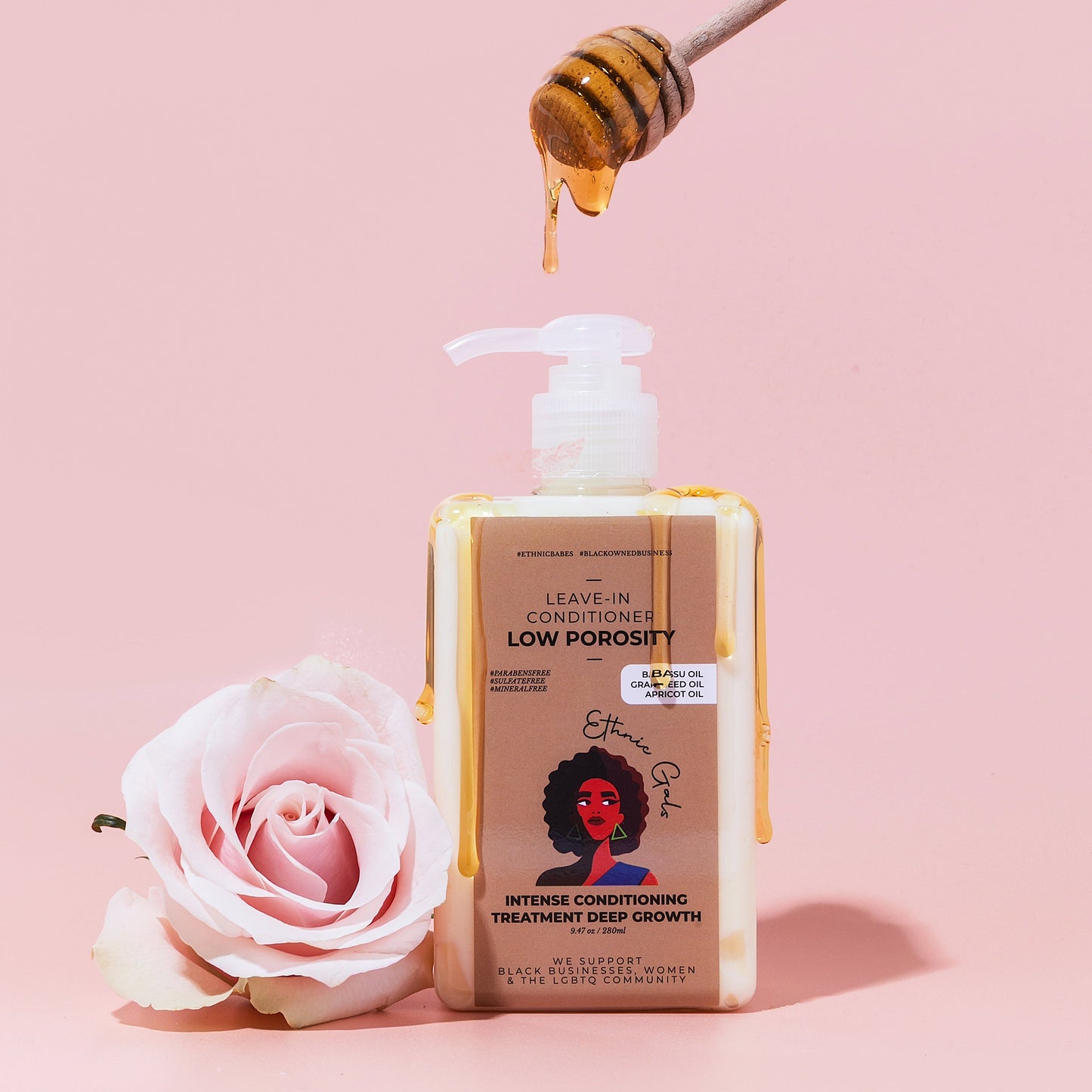 Low Porosity Deep Moisture Leave-In Conditioner